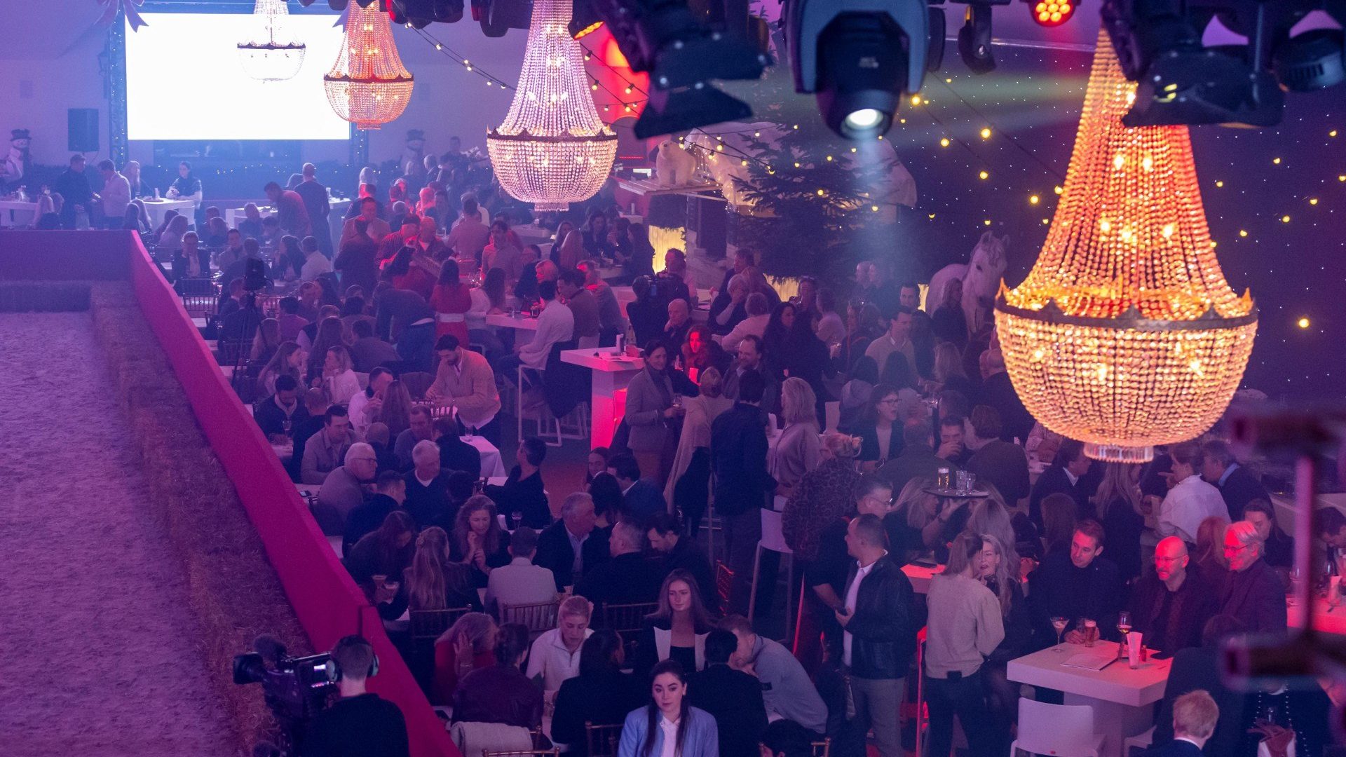 Live entertainment tijdens een sfeervolle nieuwjaarsborrel